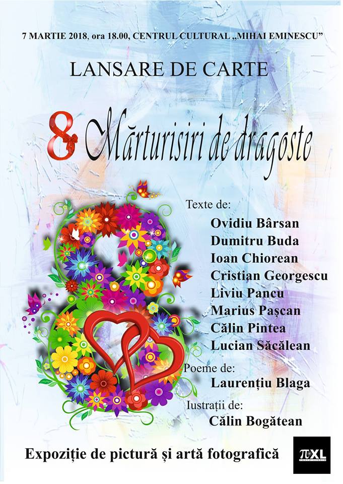 Lansare de carte „ 8 Marturisiri de dragoste”